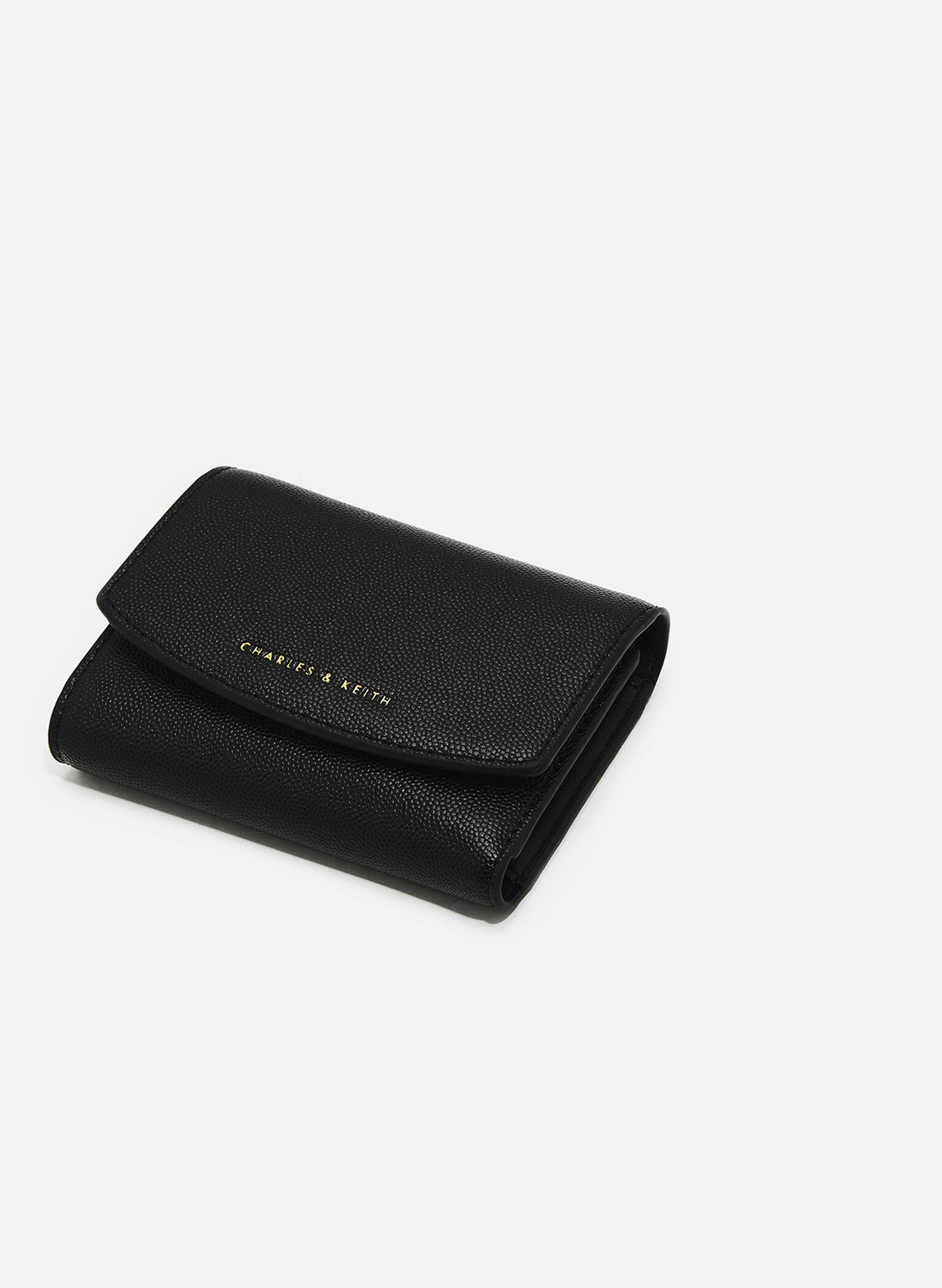 Front Flap Wallet, Black, hi-res