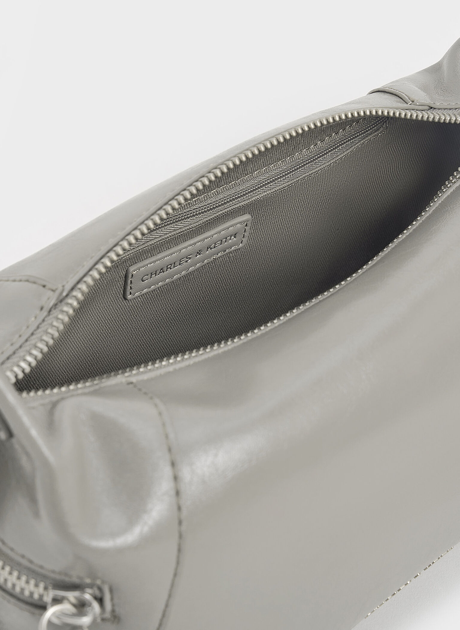 Xylia Shoulder Bag, Grey, hi-res