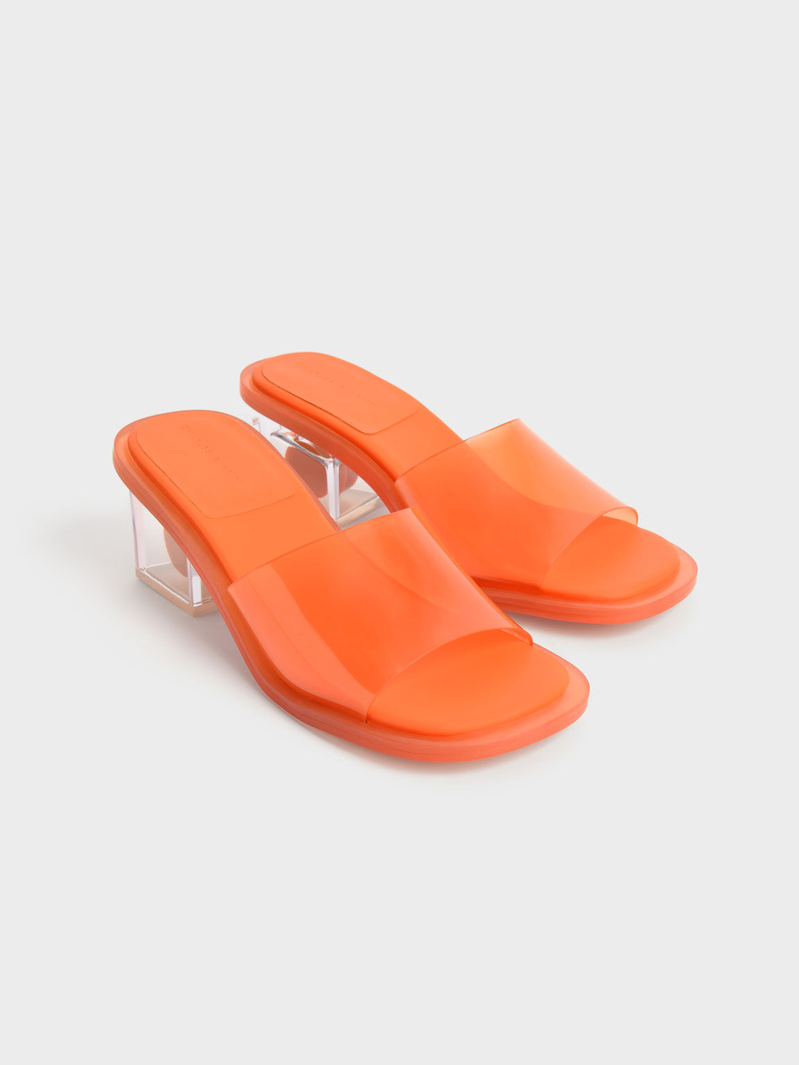 Neon sales orange mules