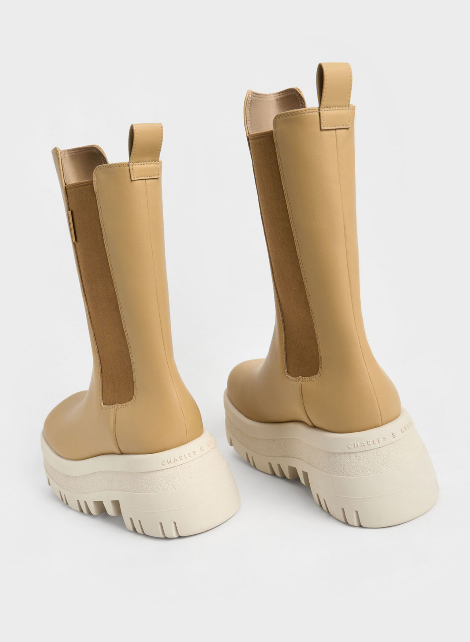 Rainier Platform Chelsea Boots, Sand, hi-res