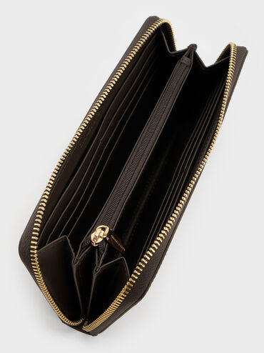 Dulcie Zip-Around Long Wallet, Dark Moss, hi-res