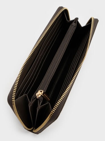 Dulcie Zip-Around Long Wallet, Dark Moss, hi-res