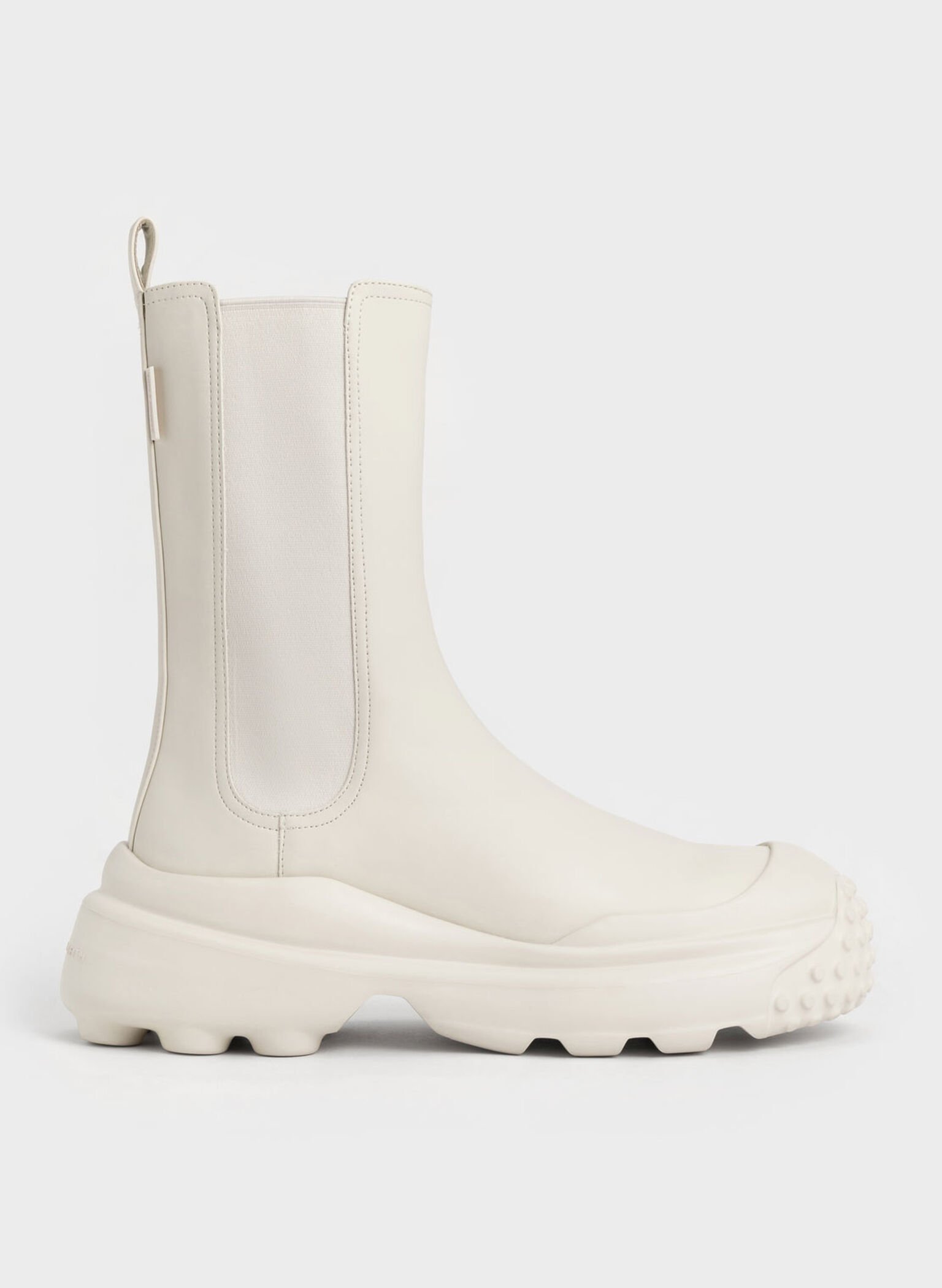 Elba Round-Toe Chelsea Boots, Chalk, hi-res