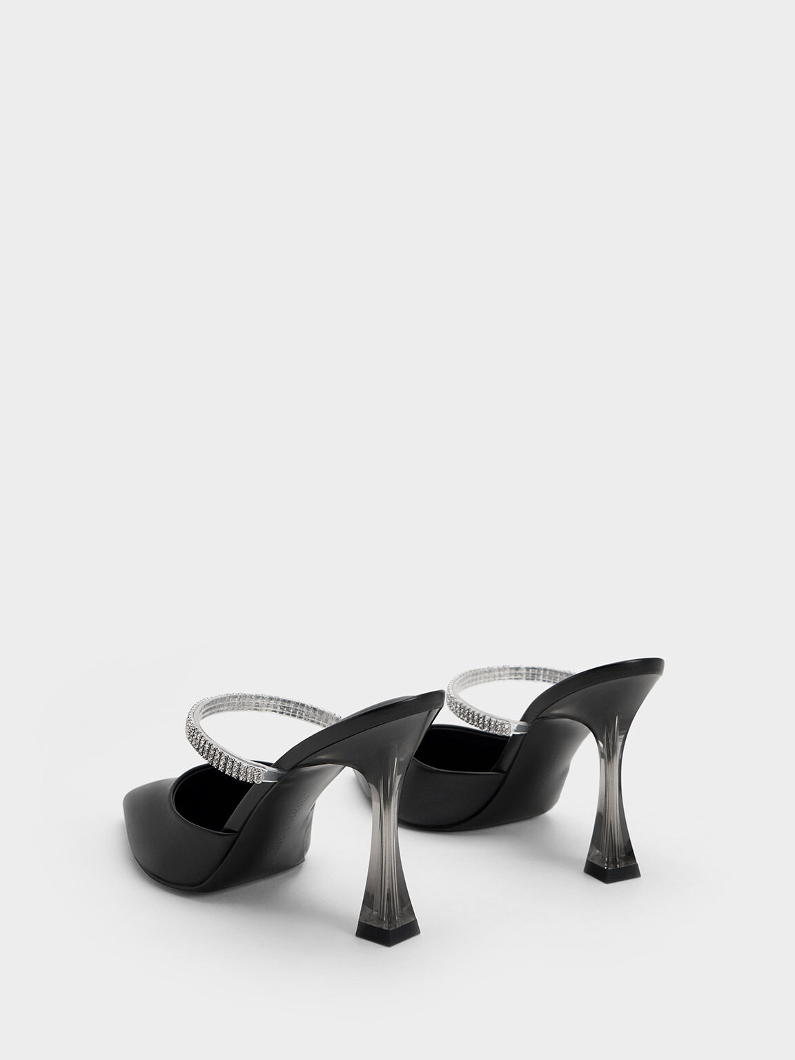 Charles and keith glass heels best sale