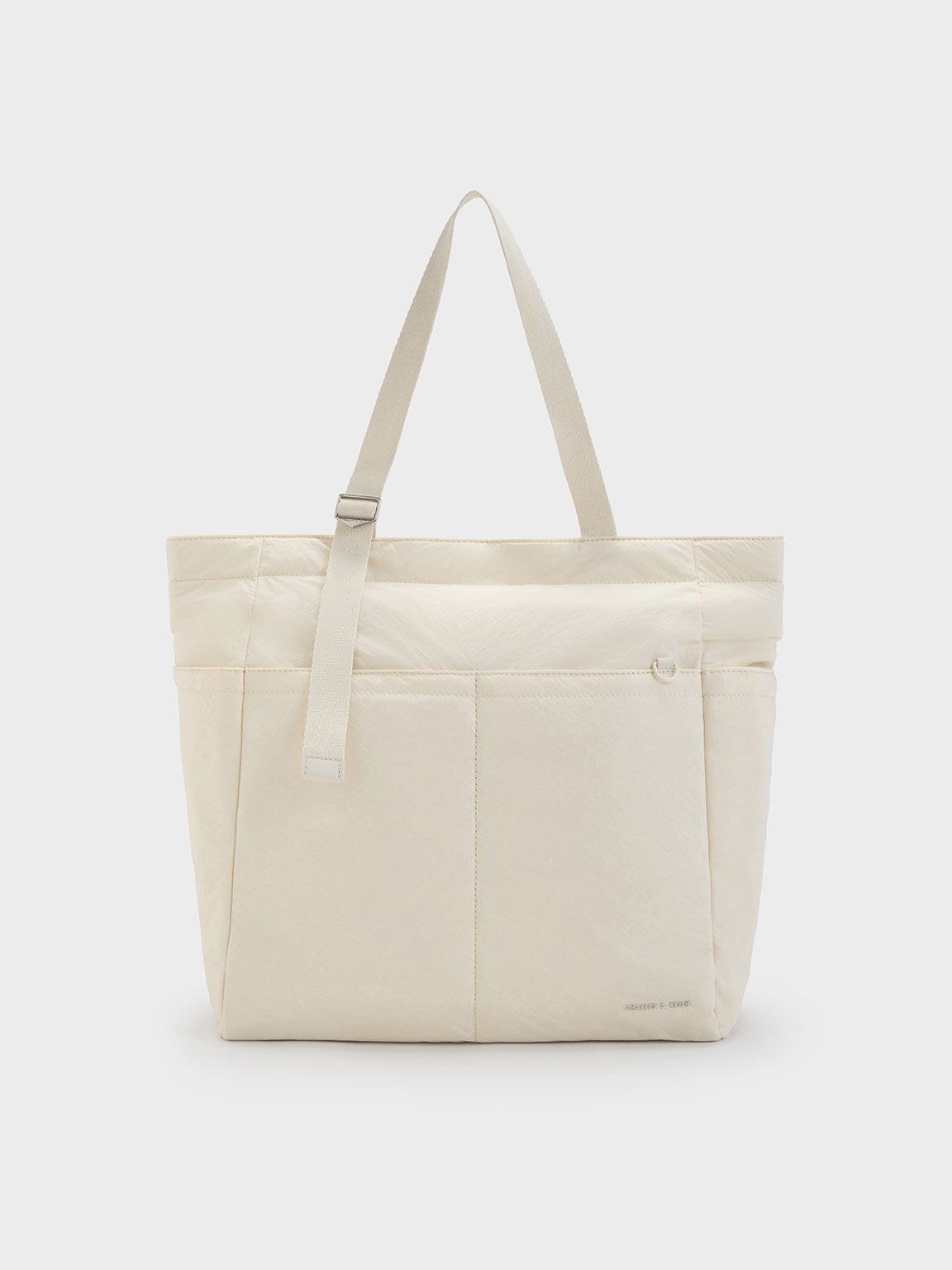 Nylon shop tote bag