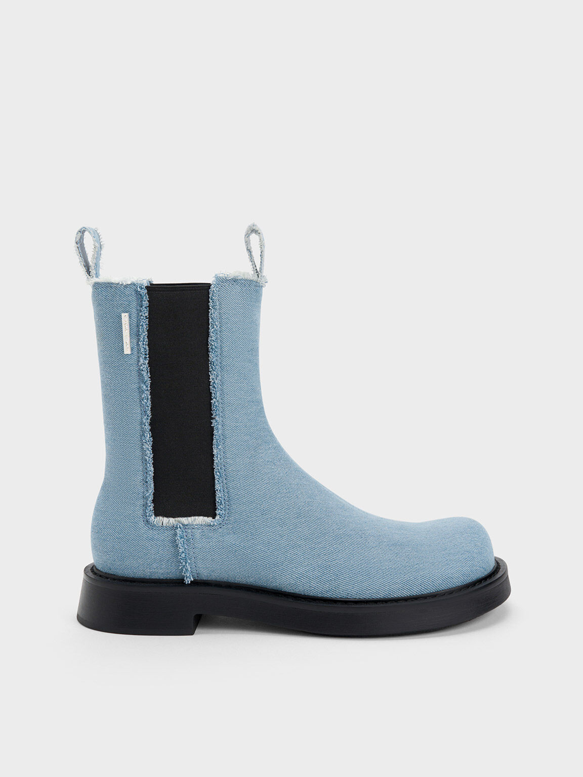 Baby blue chelsea boots discount