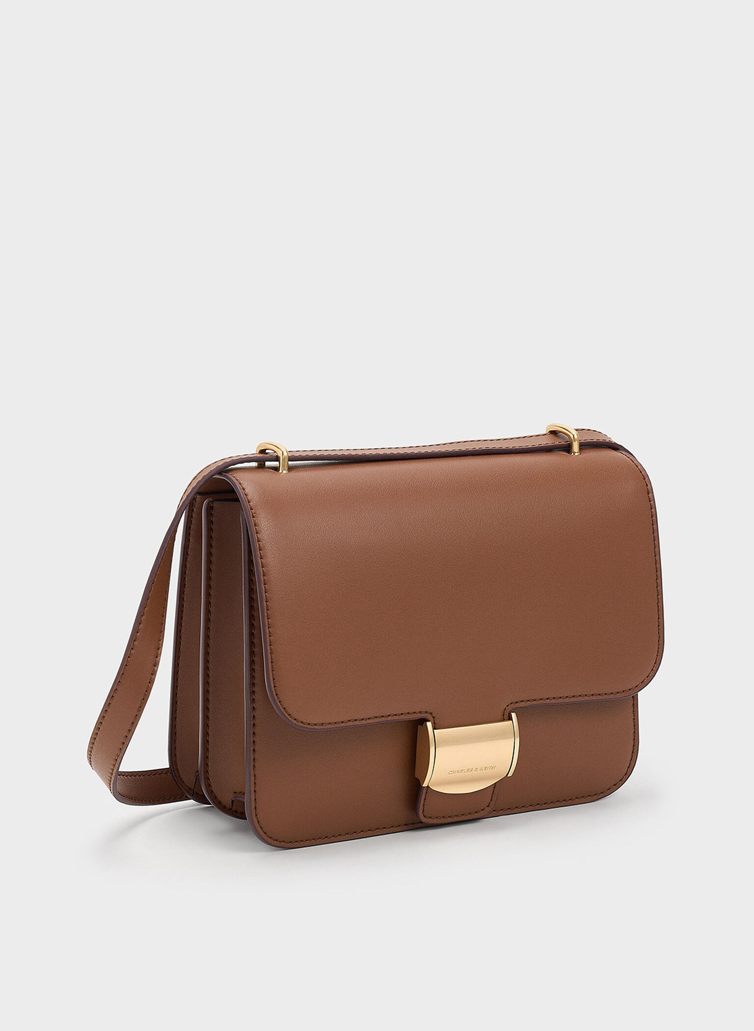 Violetta Boxy Bag, Chocolate, hi-res