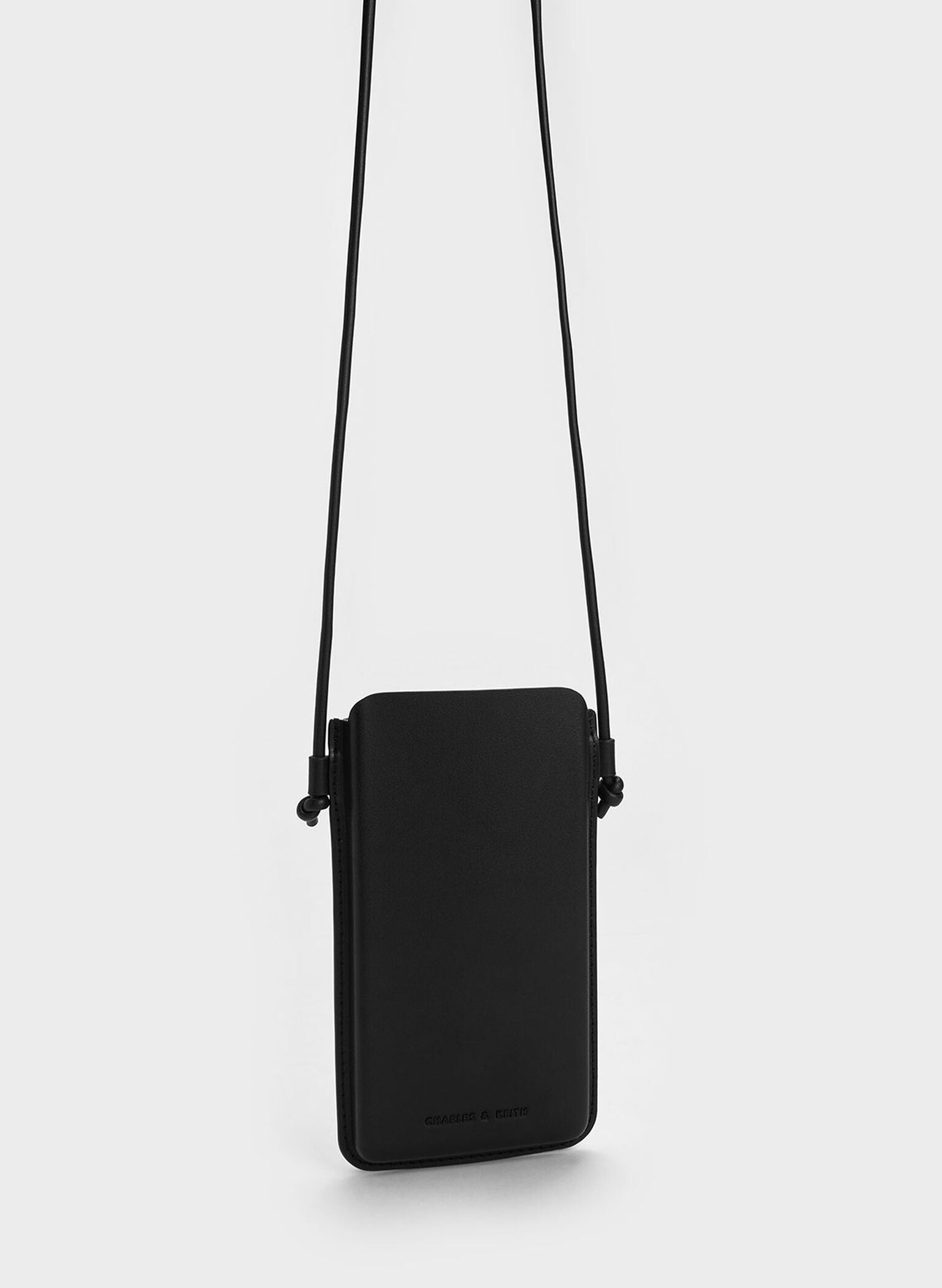 Camelia Phone Pouch, Black, hi-res