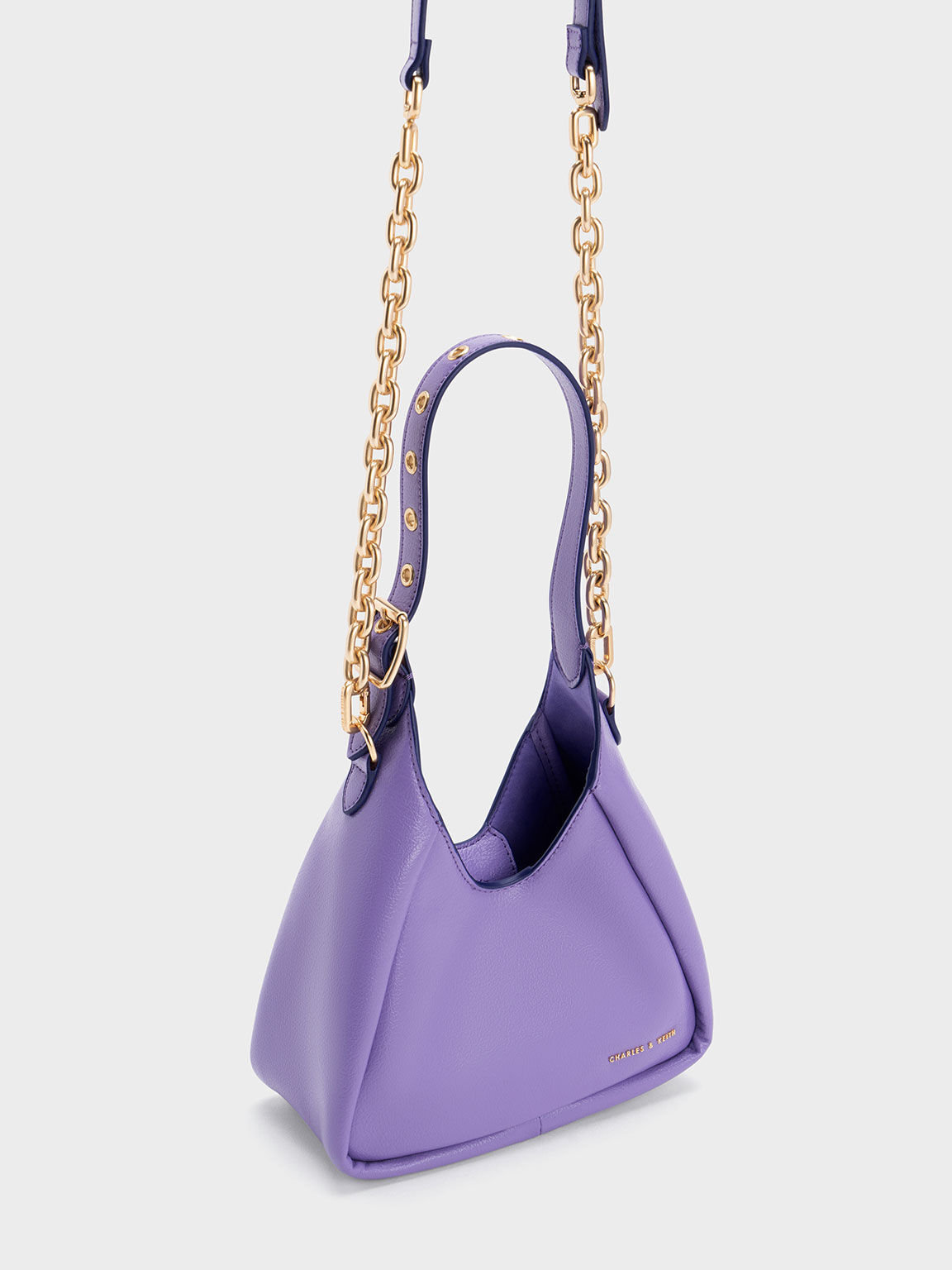 Charles and keith purple bag cheap