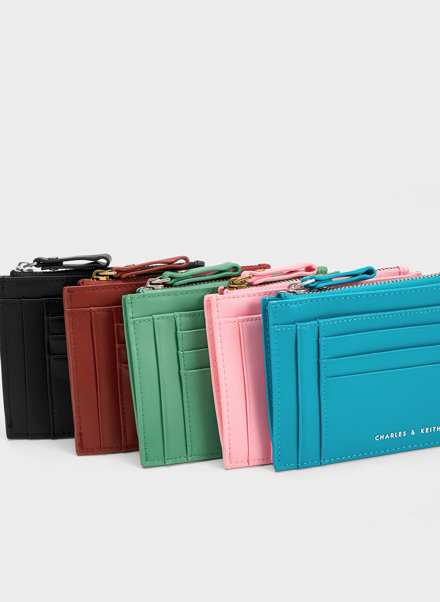 Multi-Slot Card Holder, Pink, hi-res