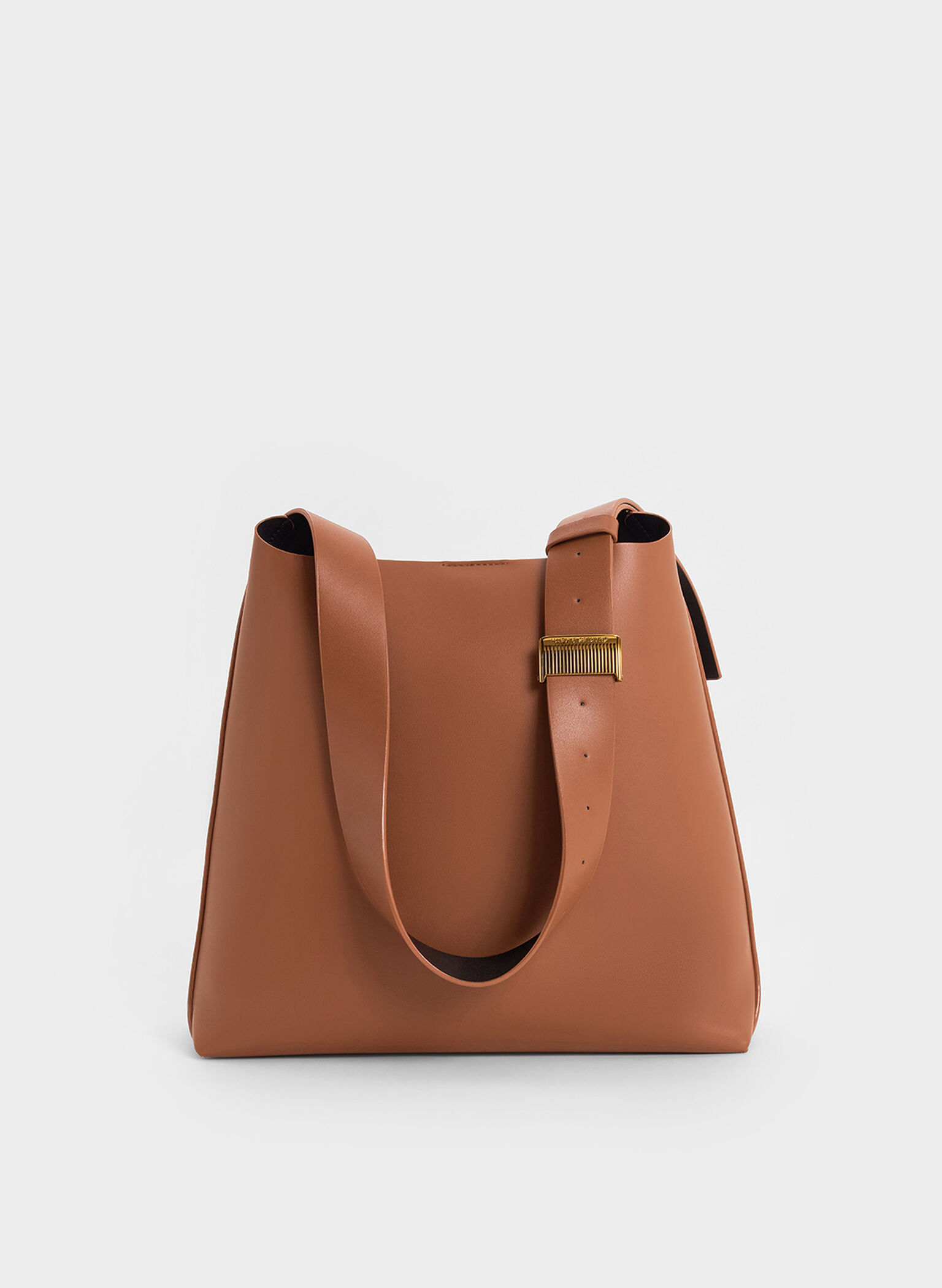 Edna Tote Bag, Chocolate, hi-res