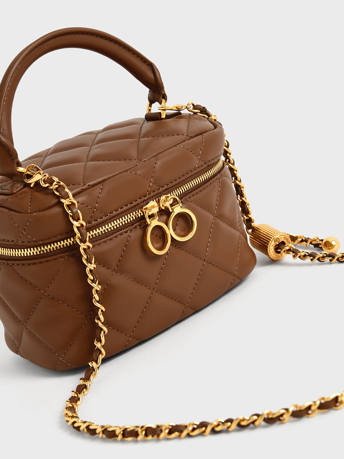 Charles and keith casual zip pouch store