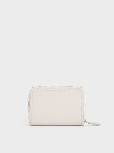 Stitch Trim Envelope Wallet, Cream, hi-res