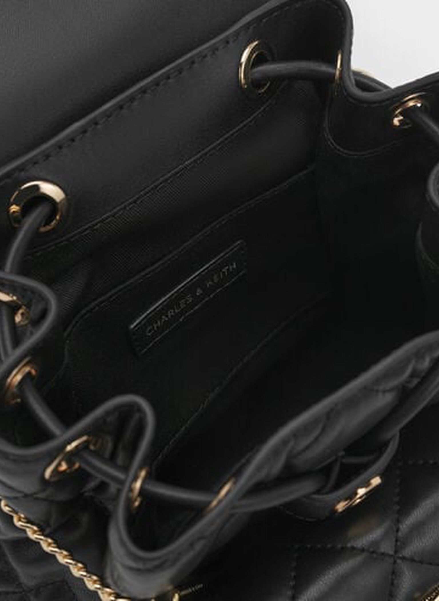 Aubrielle Quilted Backpack, Black, hi-res