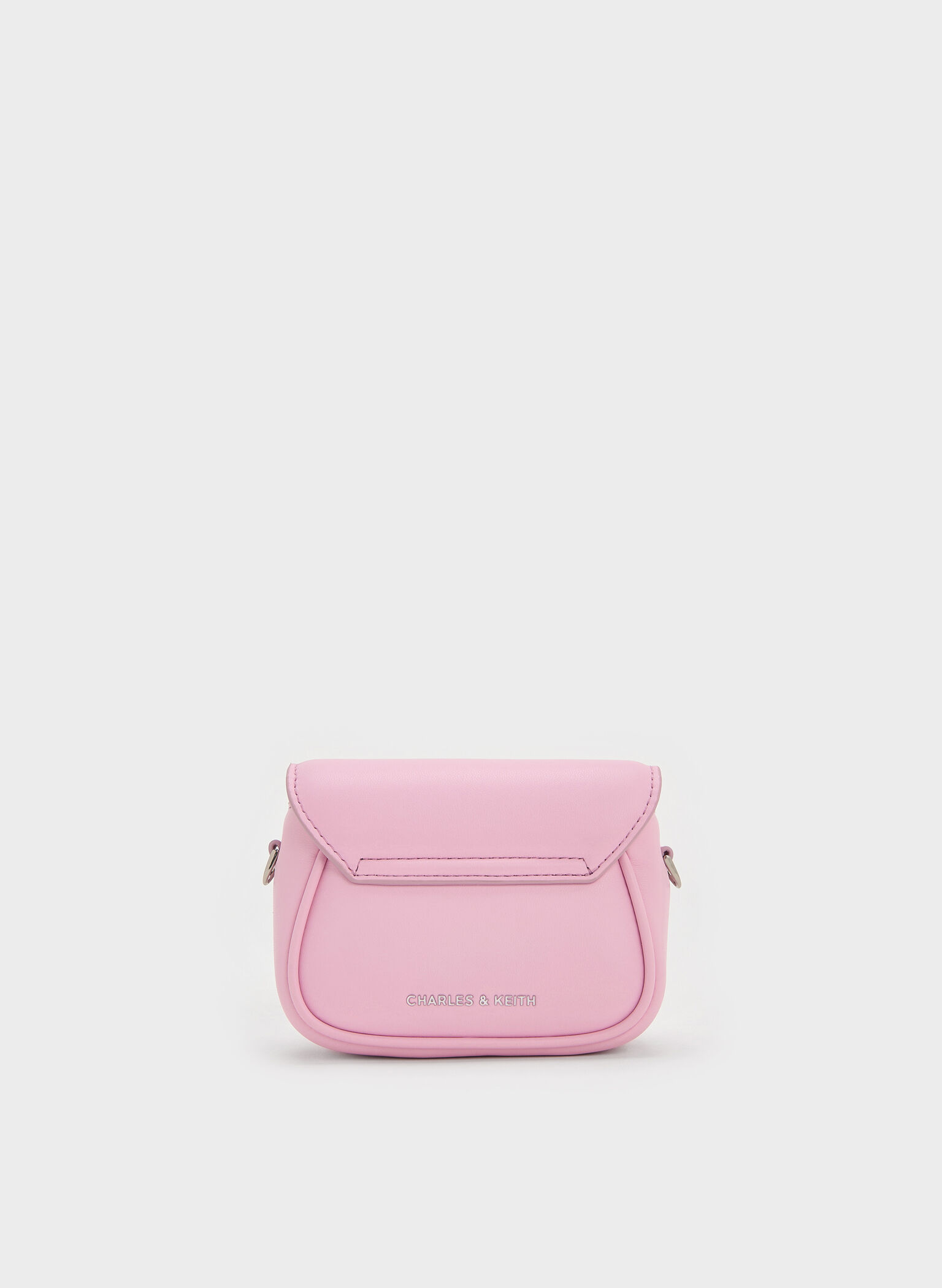 Sammie Knotted-Strap Wristlet, Bubble Gum Pink, hi-res