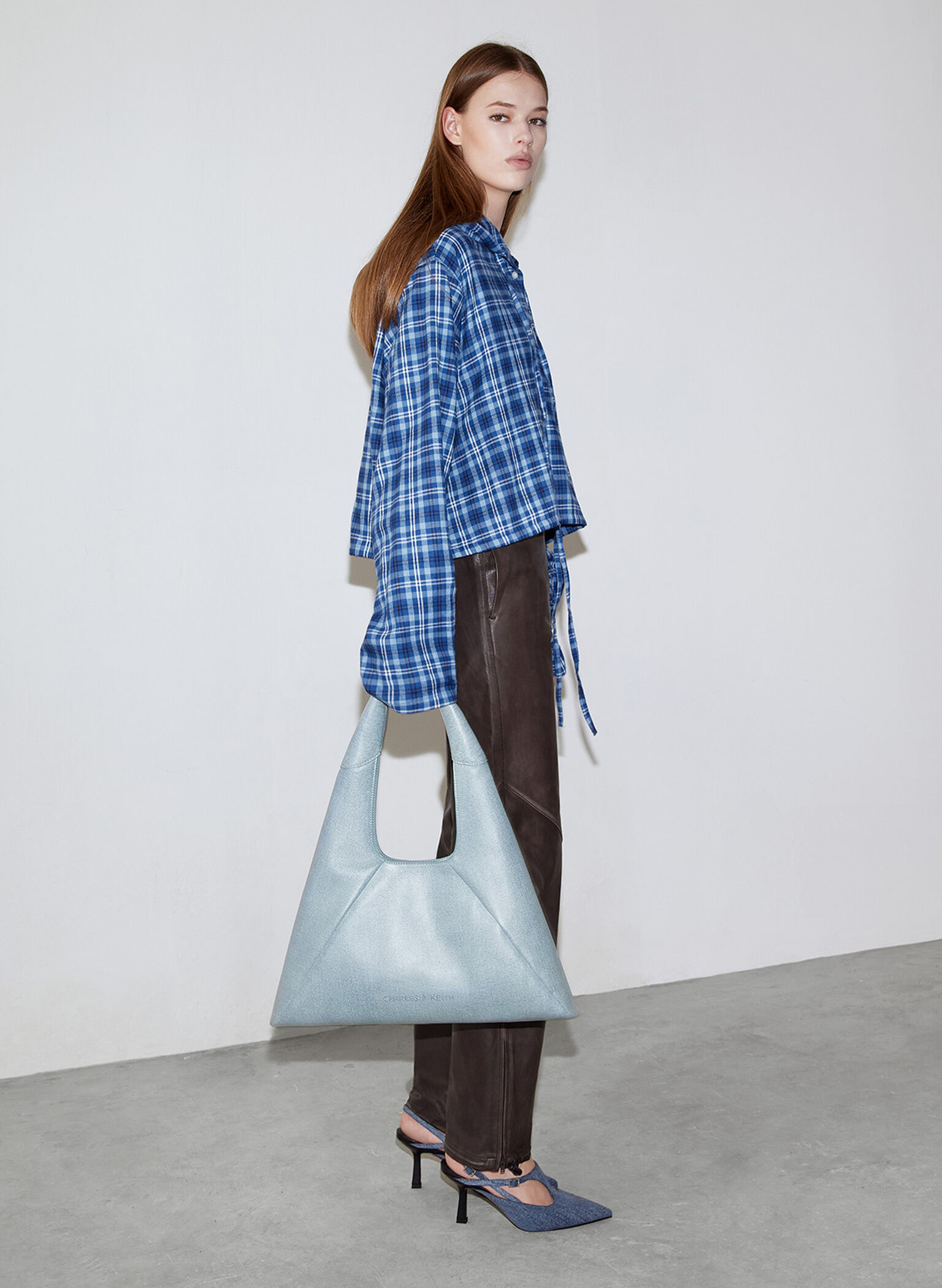 Bosie Denim Slouchy Hobo Bag, Denim Blue, hi-res