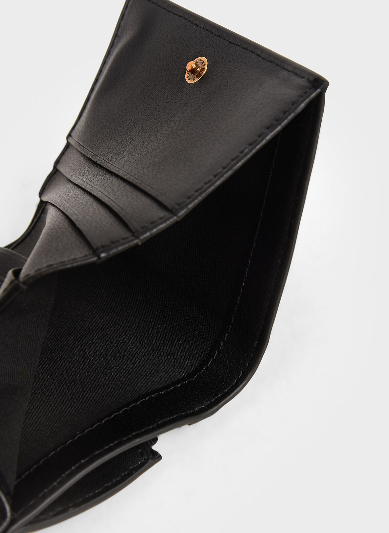 Daisy Bi-Fold Small Wallet, Black, hi-res