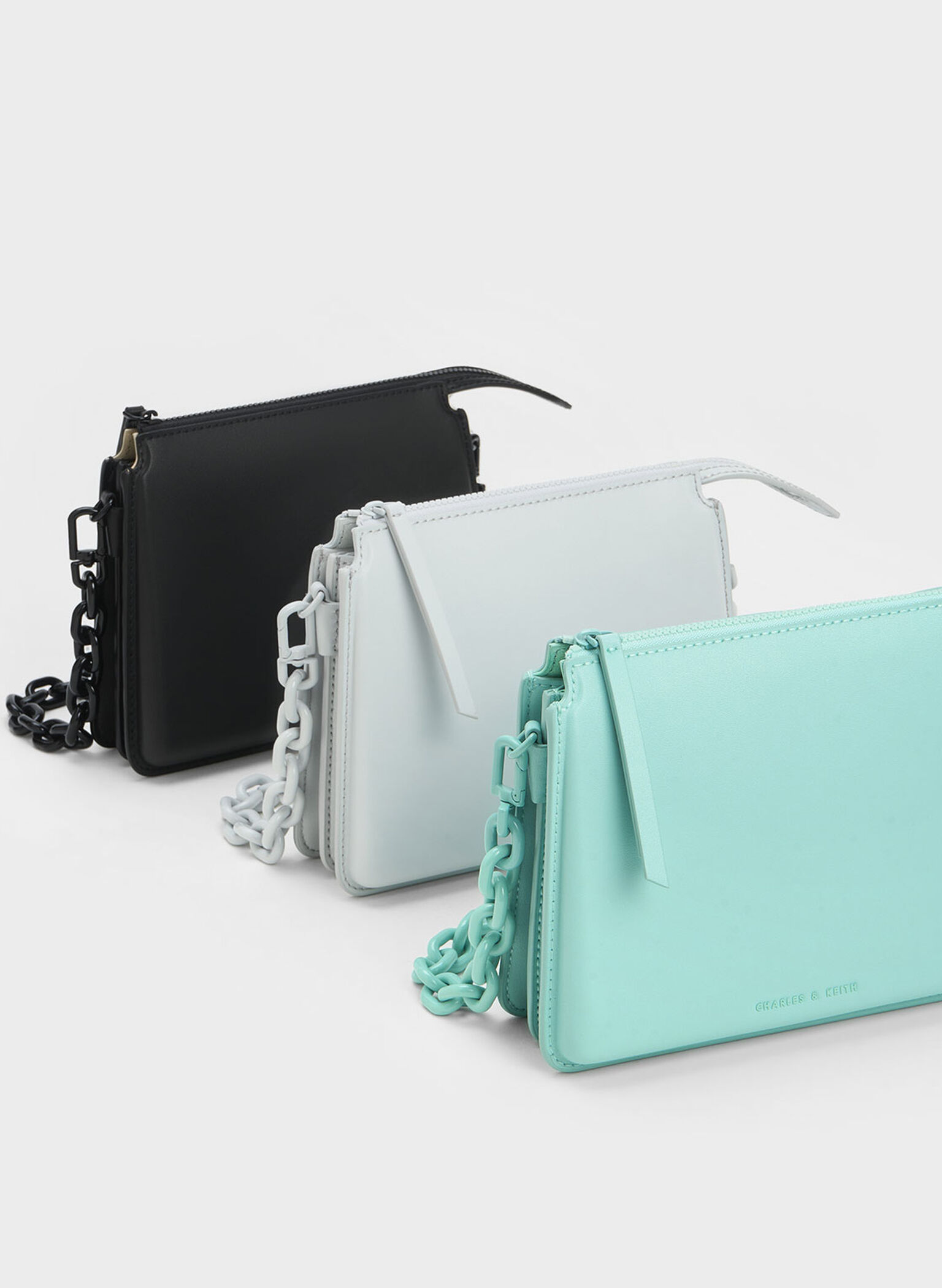 Camelia Trapeze Crossbody Bag, Black, hi-res