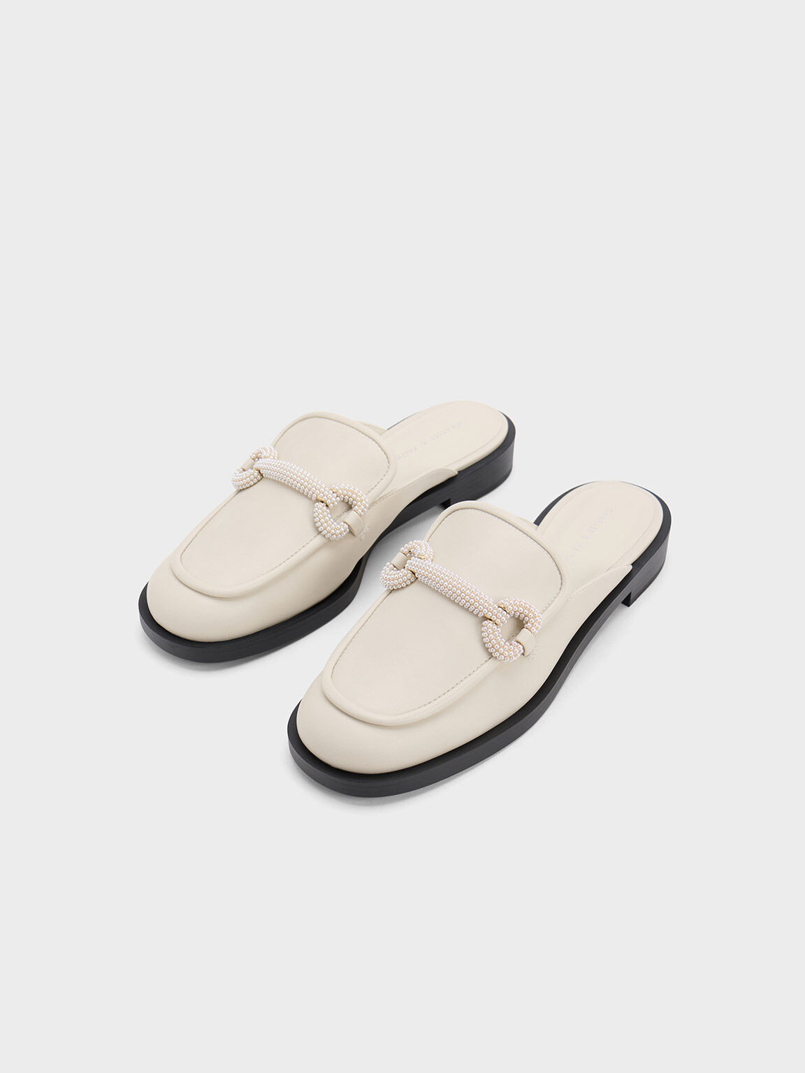Womens white loafer mules shop