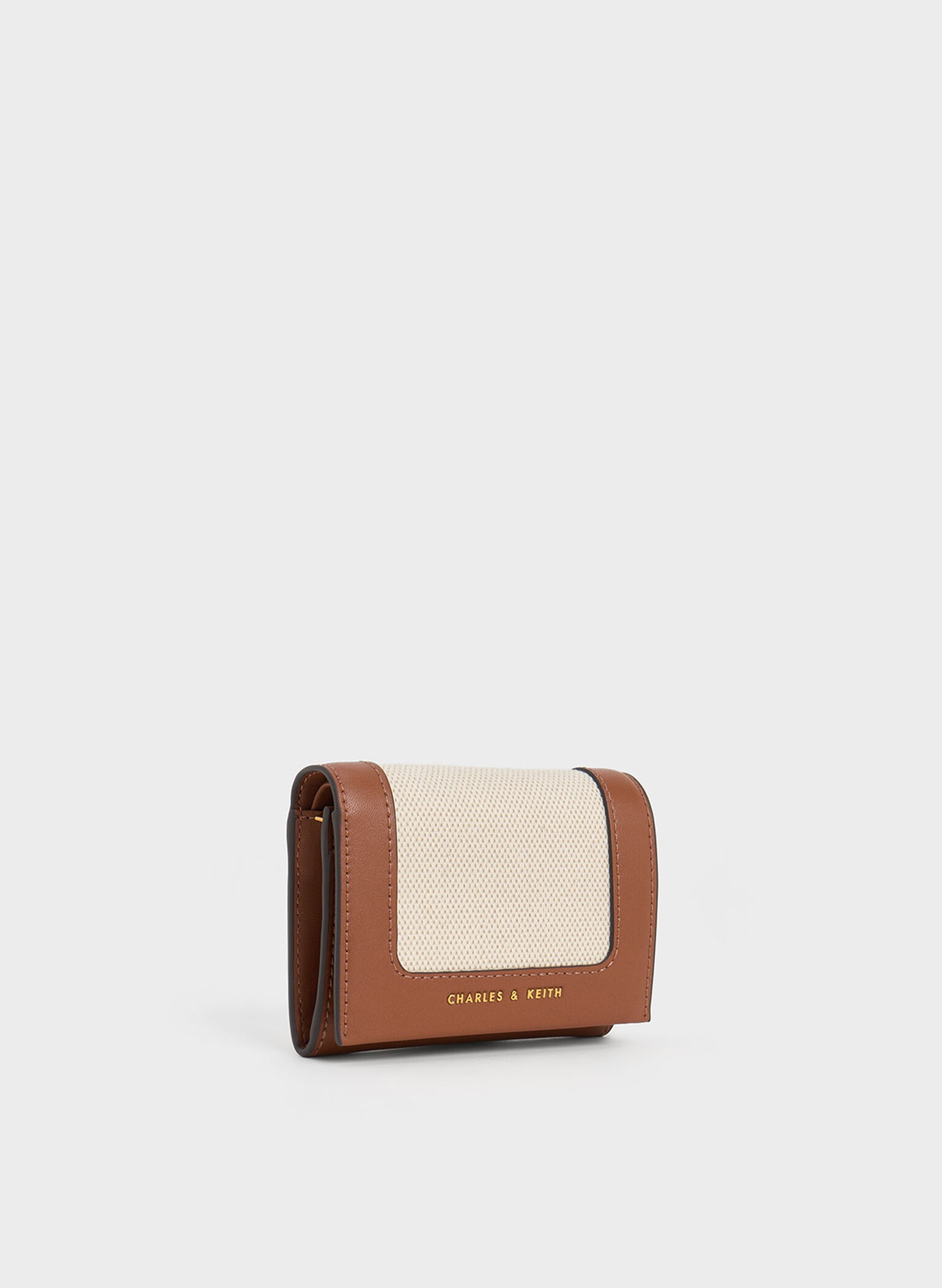 Daylla Canvas Wallet, Tan, hi-res