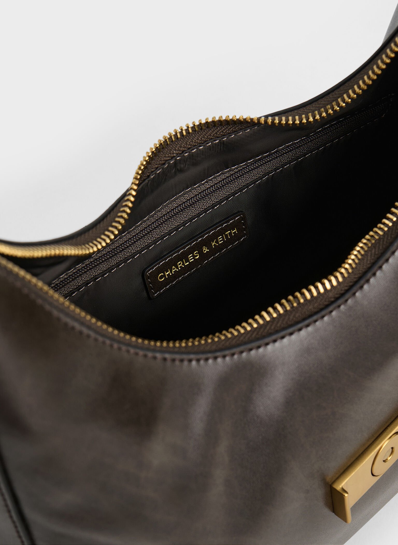 Charlot Hobo Bag, Dark Moss, hi-res