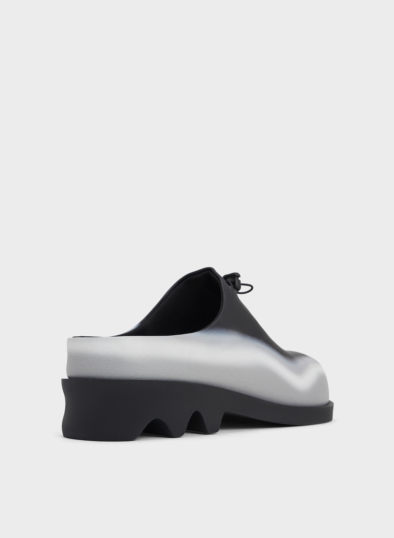 Gradient Wave Slip-On Mules, Black, hi-res