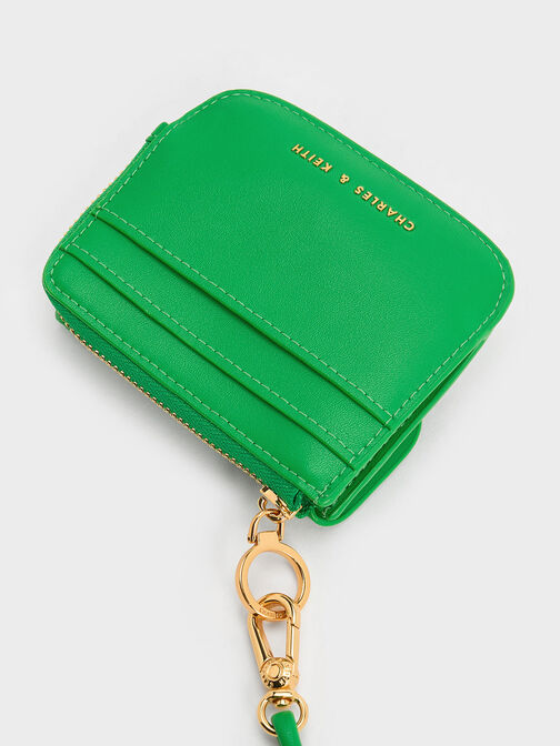 Koa Square Card Holder, Green, hi-res