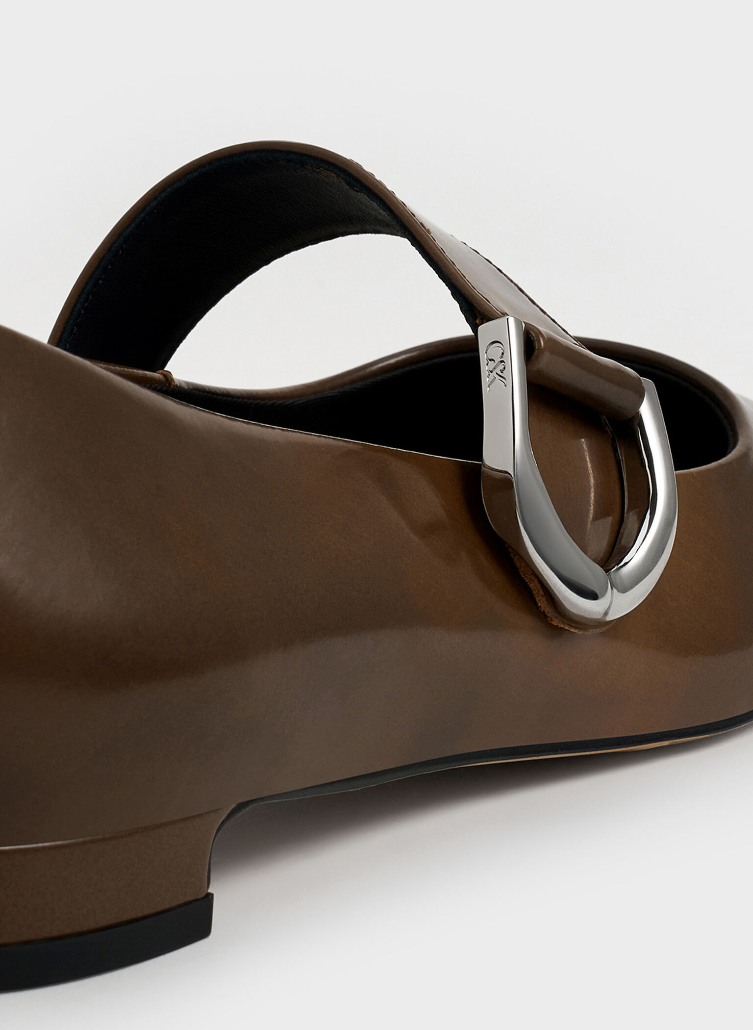 Gabine Leather Mary Janes, Brown, hi-res