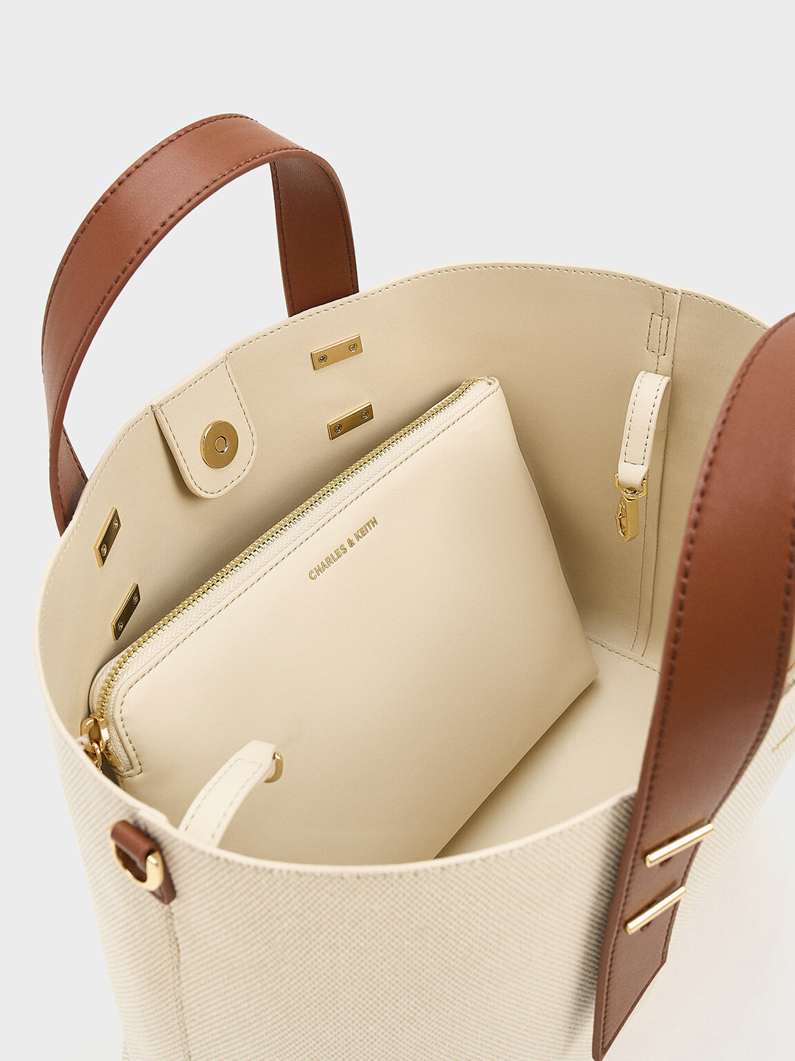 Charles and keith structured tote bag hotsell