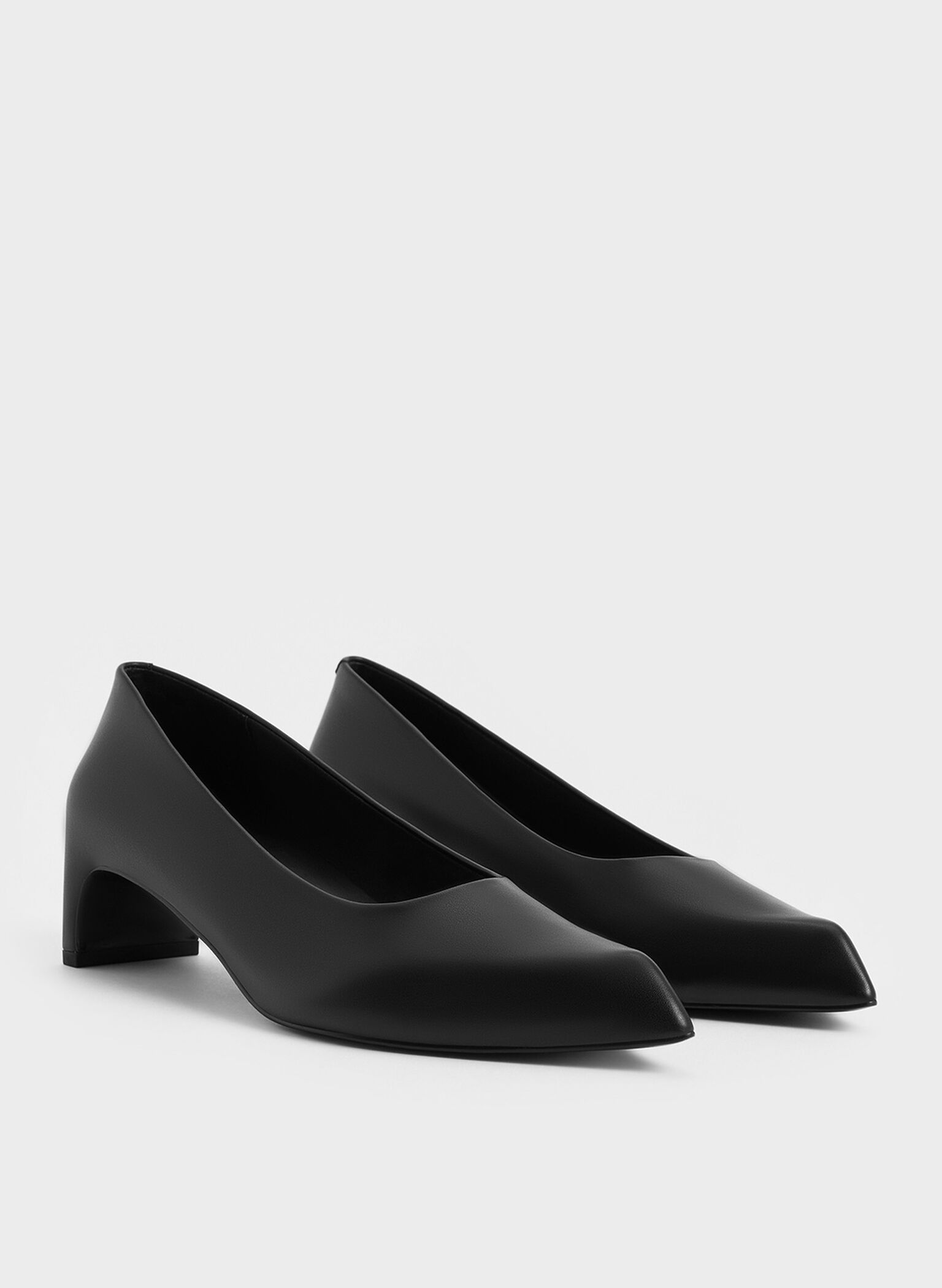 Lorde Blade-Heel Pointed-Toe Pumps, Black, hi-res