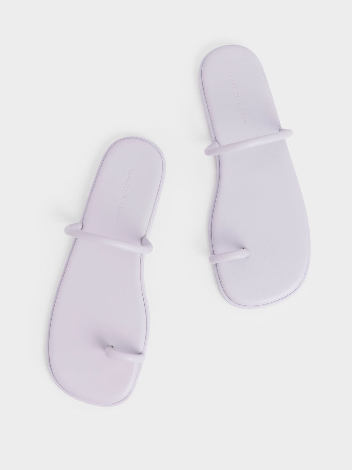 Tubular Toe-Ring Sandals, Lilac, hi-res
