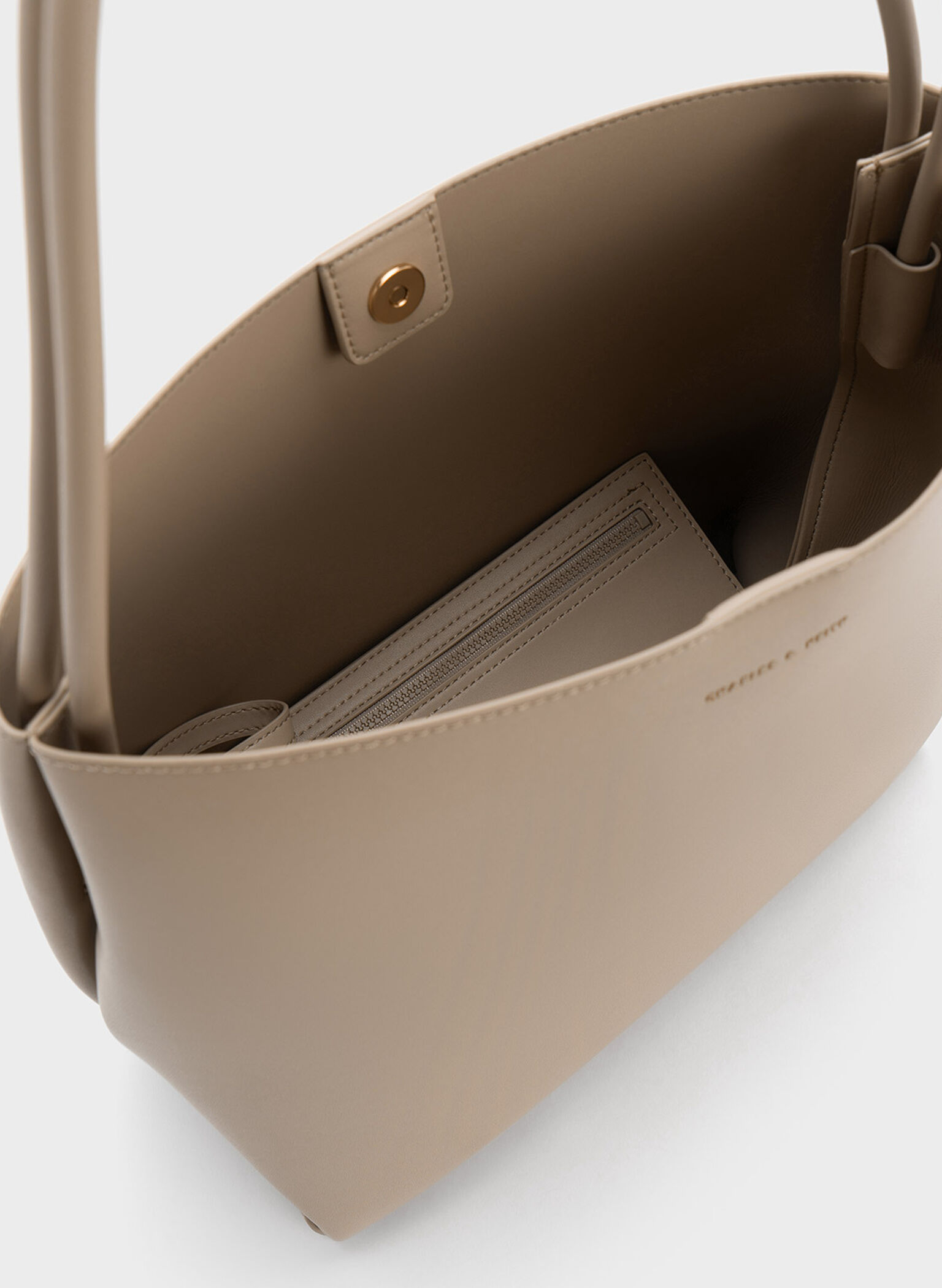 Leia Tote Bag, Taupe, hi-res