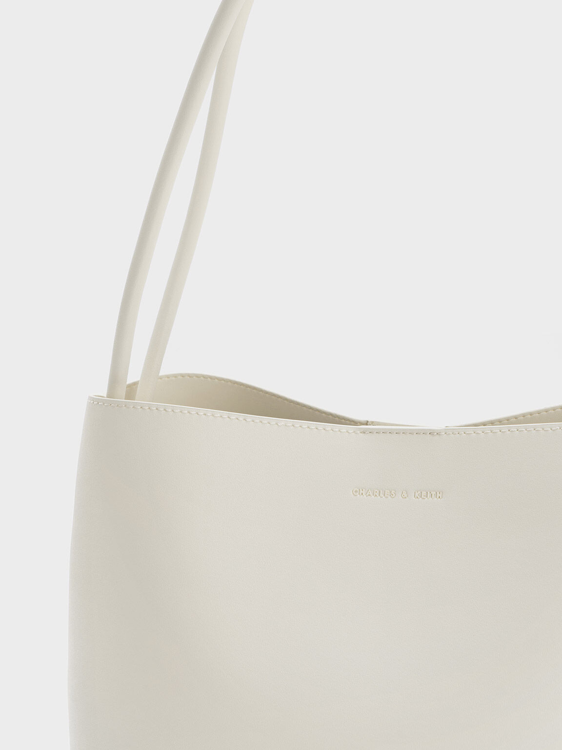 Cream Leia Tote Bag CHARLES KEITH UK