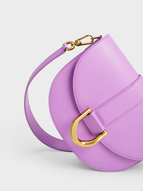 Gabine Saddle Bag, Violet, hi-res