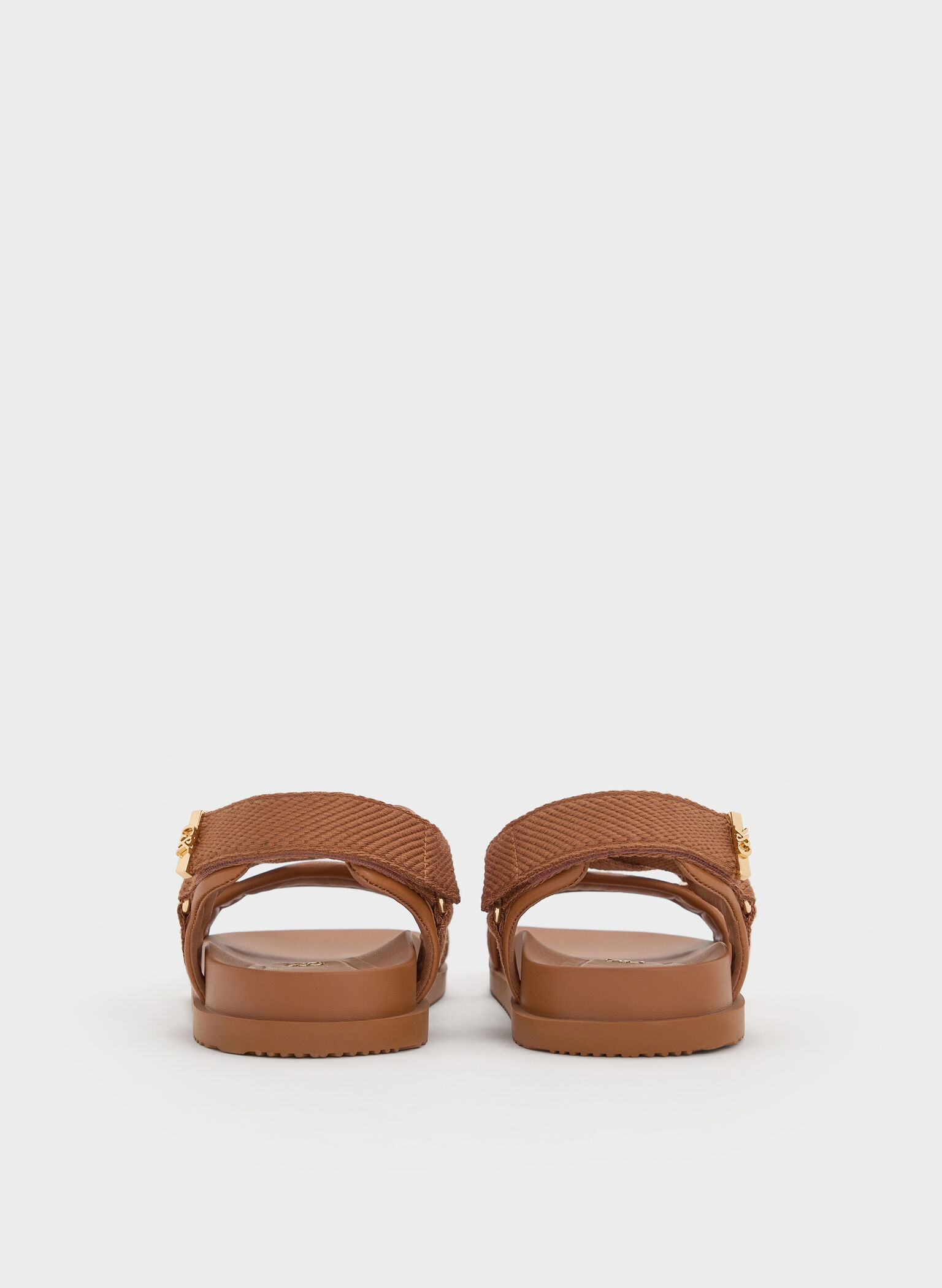 Granta Leather & Fabric Crossover Sports Sandals, Brown, hi-res