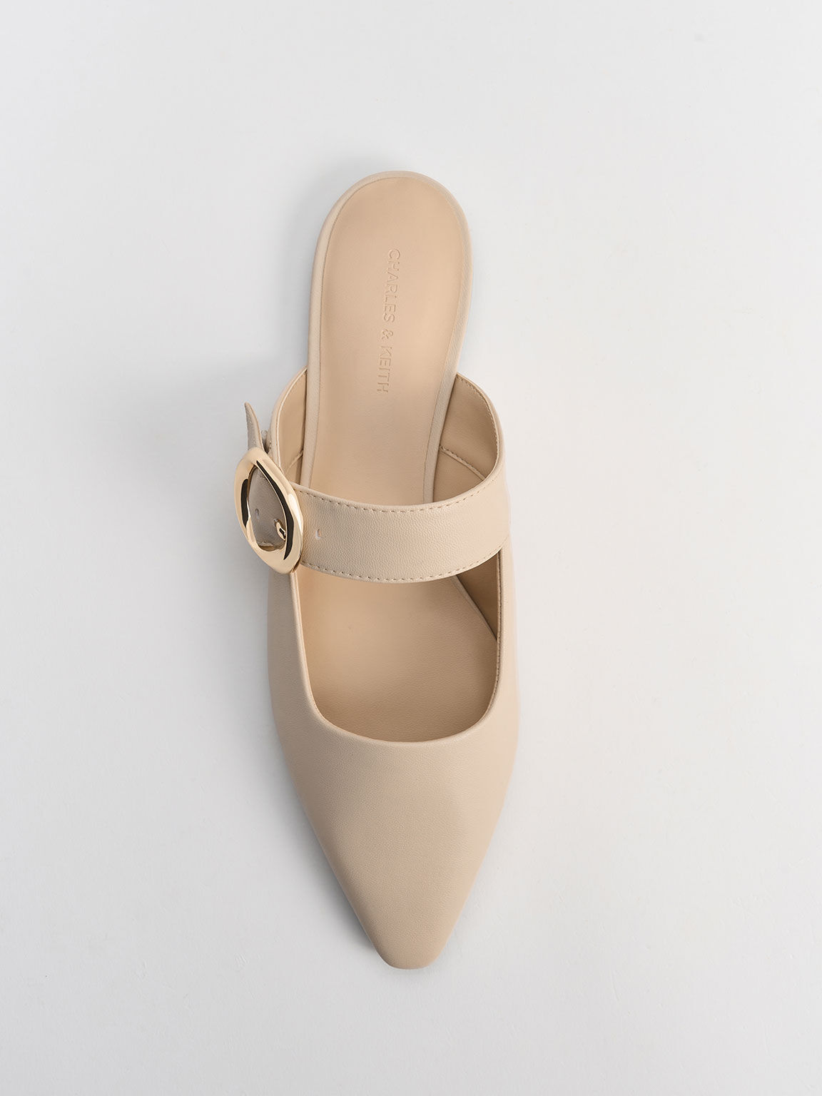 Charles and keith flat mules clearance