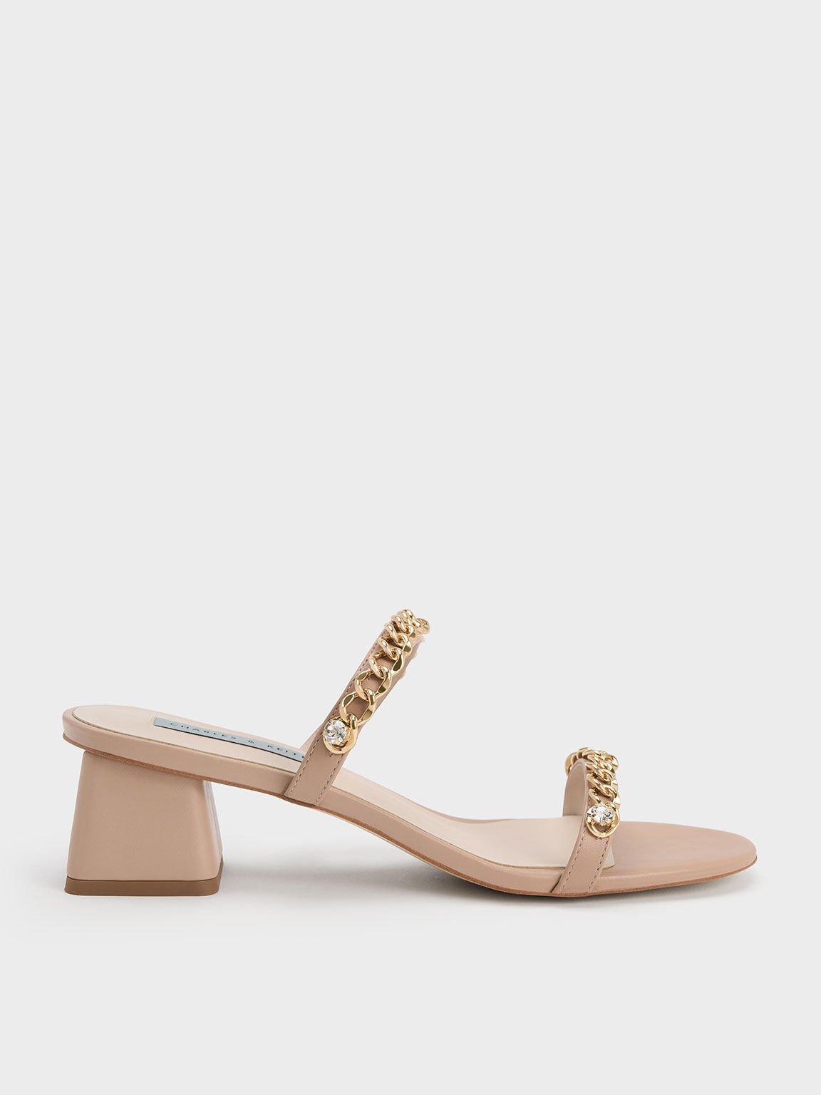 Nude block heel sale sandals