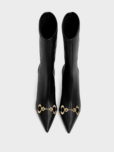 Elery Slip-On Ankle Boots, Black, hi-res