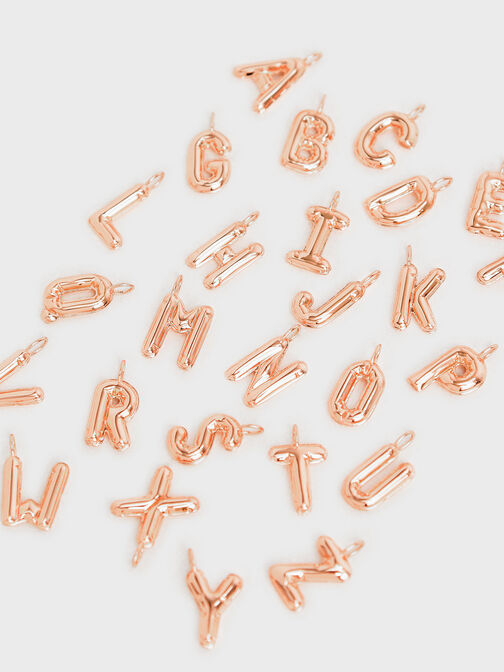 Alphabet 'B' Charm, Rose Gold, hi-res