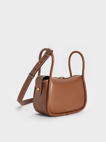 Lyla Shoulder Bag, Chocolate, hi-res