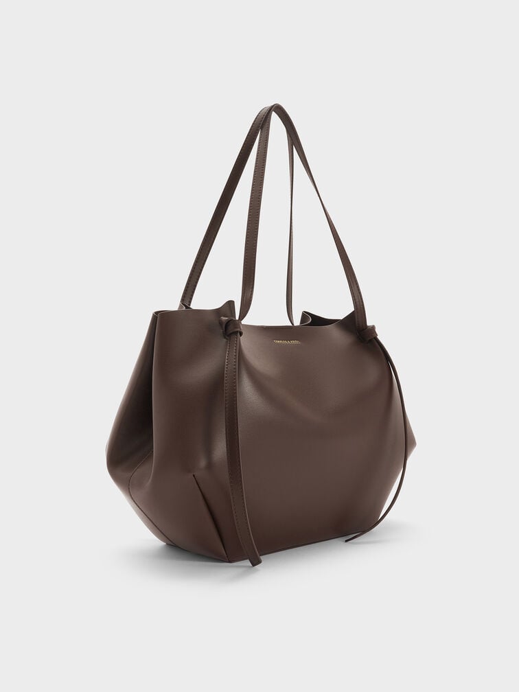 Large Calla Tote Bag, Espresso Brown, hi-res