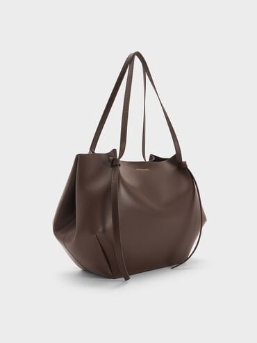 Large Calla Tote Bag, Espresso Brown, hi-res