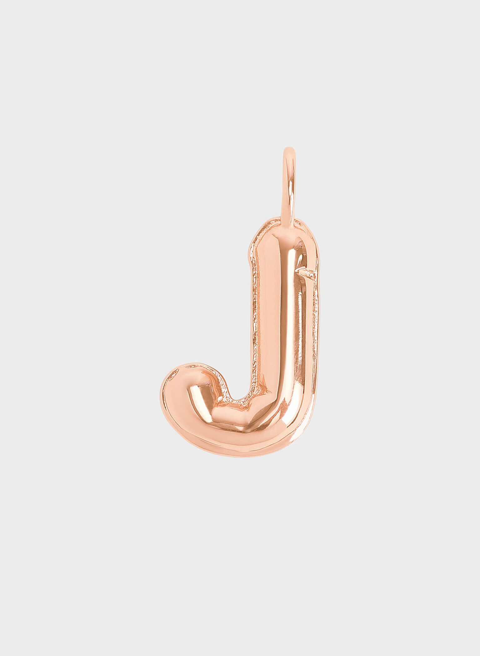Alphabet 'J' Charm, Rose Gold, hi-res