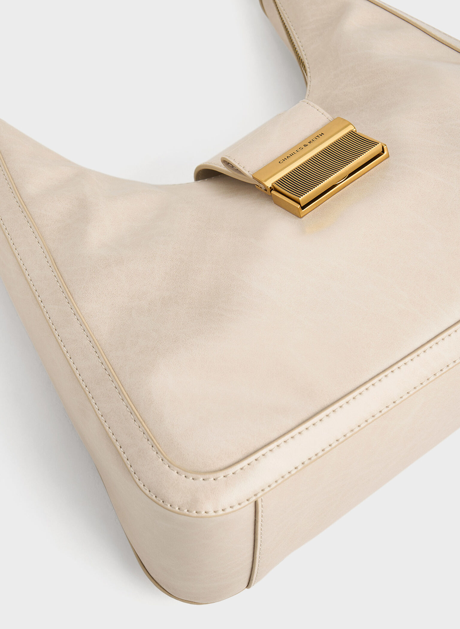 Charlot Hobo Bag, Oat, hi-res