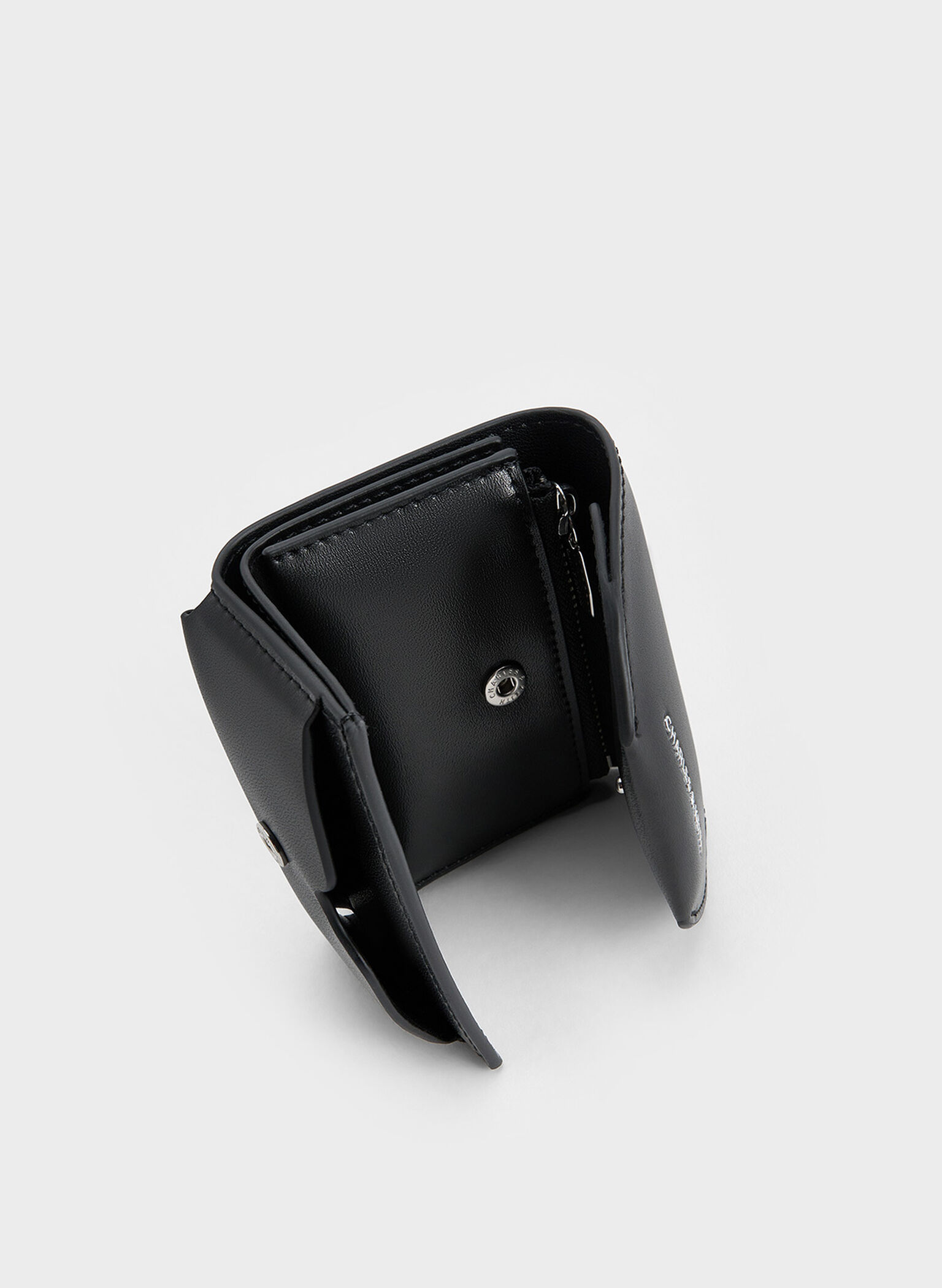 Enola Front Flap Wallet, Noir, hi-res