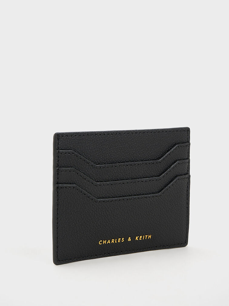 Carli Multi-Slot Card Holder, Black, hi-res
