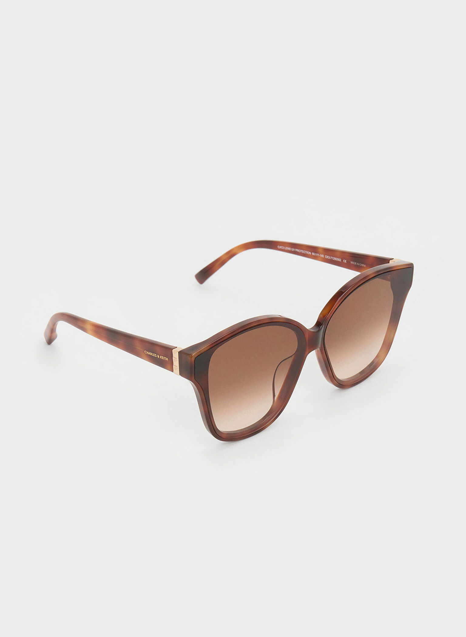 Tortoiseshell Recycled Acetate Classic Butterfly Sunglasses, T. Shell, hi-res