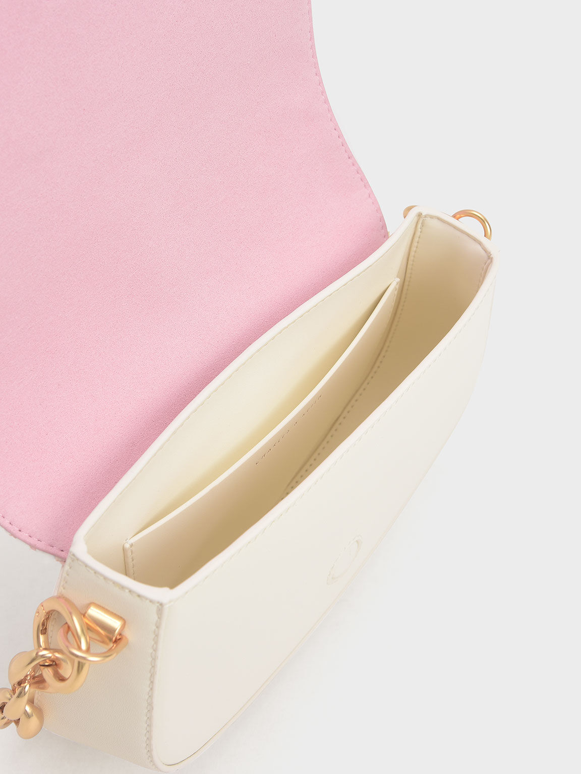 Blair Chain Handle Tweed Shoulder Bag, Light Pink, hi-res