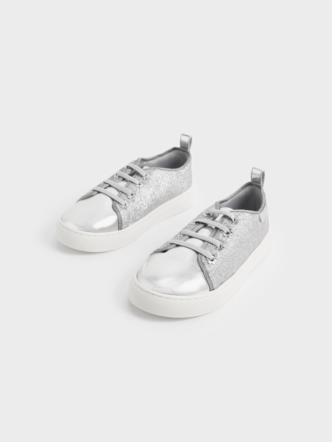 Silver new arrivals girls sneakers