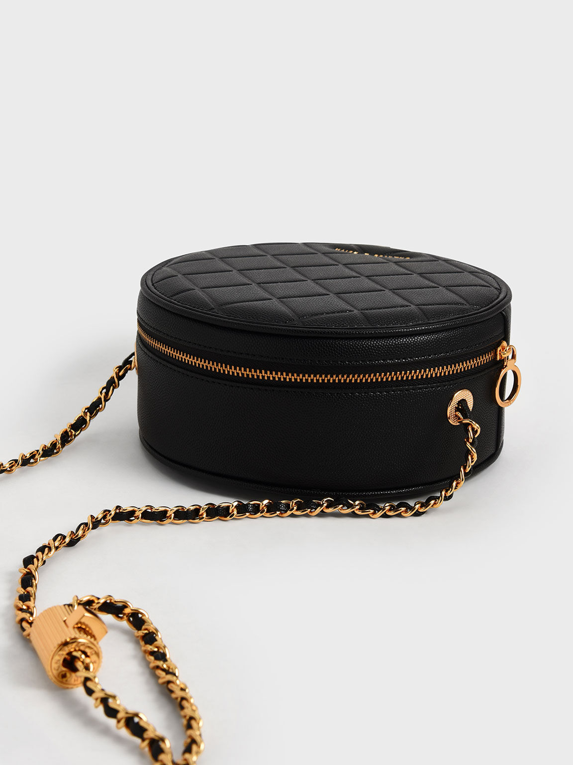 Chanel round quilted on sale bag